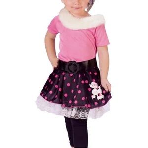 NEW IN BAG - Poodle Girl Toddler (Large 3T-4T) Halloween Costume